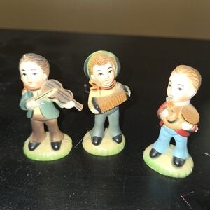 Vintage Plastic/resin -Set Of 3. Musician Children/boys
